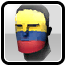 Значок Colombia War Paint