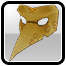 Icon: Yellow Carnival Mask