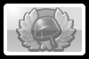Černobílá ikona Infantry Focus II