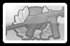 Black and white icon SMG III