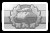Черно-белый значок Tank Mastery II