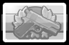 Black and white icon Pistol Mastery I