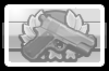 Black and white icon Pistol Mastery III