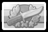 Černobílá ikona Knife Mastery I