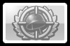 Černobílá ikona Infantry Hunter III