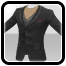 Ikona: Grey Pinstriped Jacket Vest