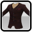 Icon: Burgundy Pinstriped Jacket Vest